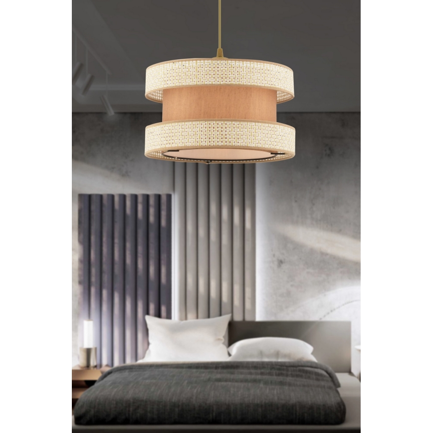 Deckenleuchte HALO 1xE27/60W/230V beige/creme
