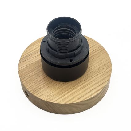 Deckenleuchte HARMA WOOD, 1xE27/15W/230V, Eiche/weiß, Ø 30 cm