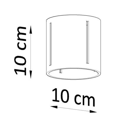 Deckenleuchte INEZ 1xG9/40W/230V grau