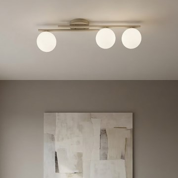 Deckenleuchte KAIRO 3xE14/10W/230V beige