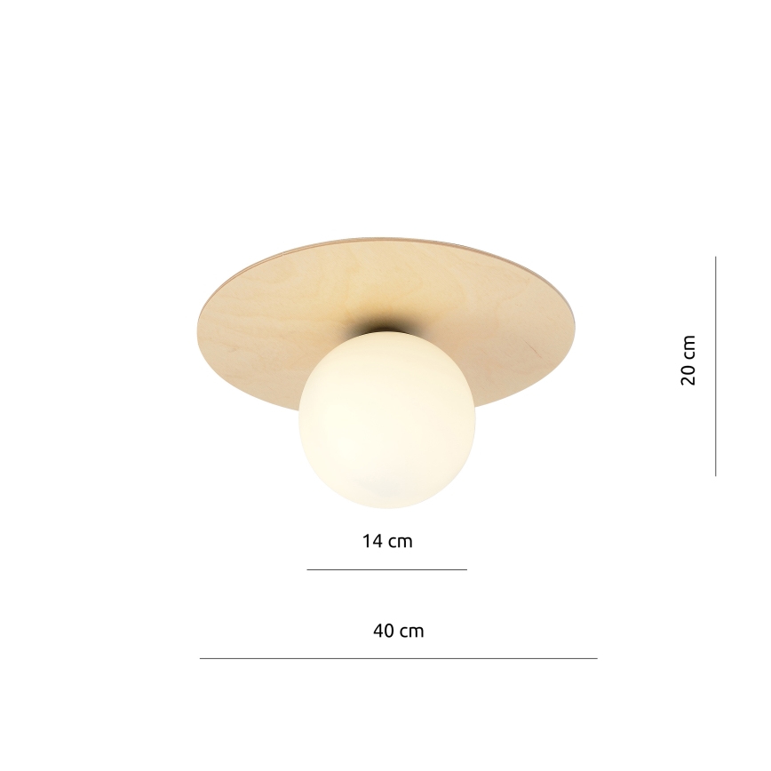 Deckenleuchte KENZO 1xE14/10W/230V beige