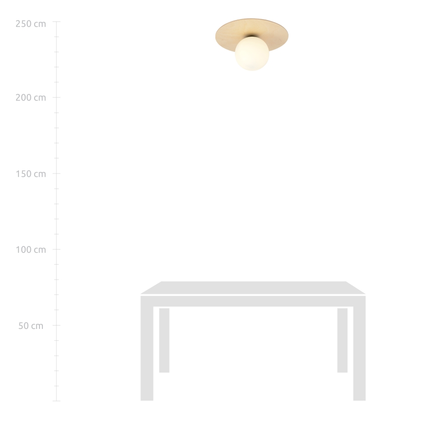 Deckenleuchte KENZO 1xE14/10W/230V beige