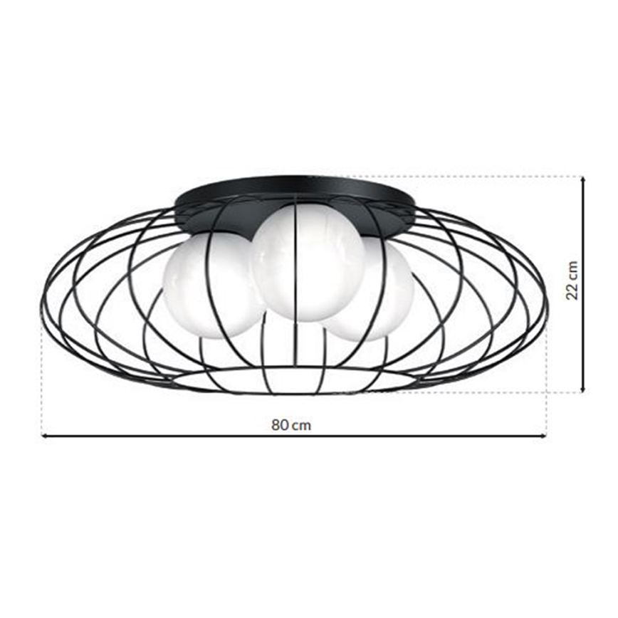 Deckenleuchte KRONOS 3xE14/40W/230V