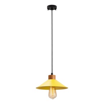 Deckenleuchte MANAVGAT 1xE27/40W/230V gelb/braun