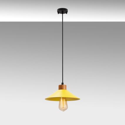 Deckenleuchte MANAVGAT 1xE27/40W/230V gelb/braun