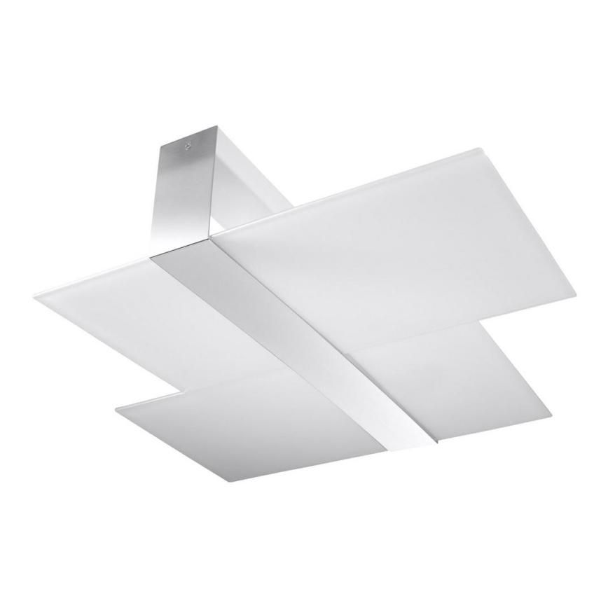 Deckenleuchte MASSIMO 2xE27/60W/230V weiß/glänzendes Chrom