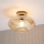 Deckenleuchte MILOU WOOD 1xE27/15W/230V Eiche/rauchbeige Ø 29 cm