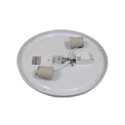 Deckenleuchte mit Sensor WILTON 2xE27/60W/230V Ø 33 cm anthrazit