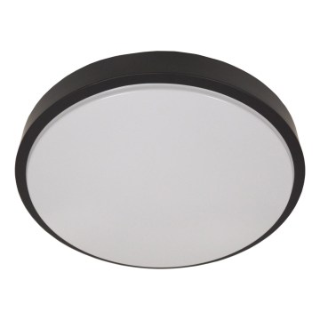 Deckenleuchte mit Sensor WILTON, 2xE27/60W/230V, Ø 33 cm, schwarz
