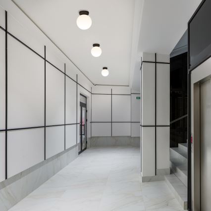 Deckenleuchte MOONLIGHT 1xE27/15W/230V Ø 16 cm schwarz