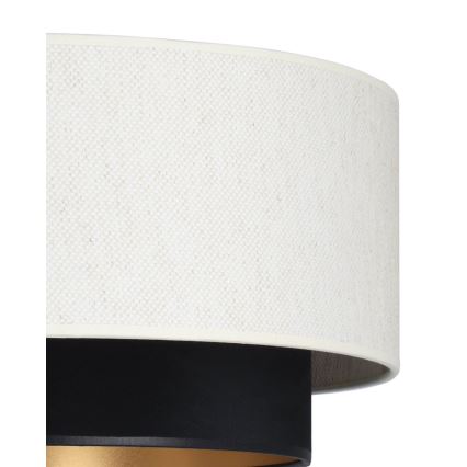 Deckenleuchte NATIA 1xE27/60W/230V weiß/schwarz