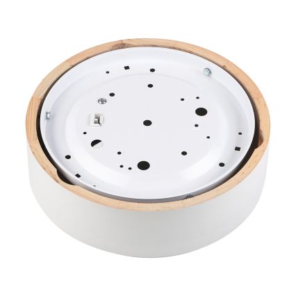 Deckenleuchte NATURAL 1xE27/15W/230V Ø 27,5 cm Kiefer/Weiß