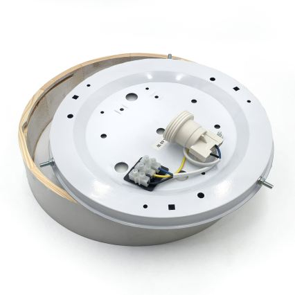 Deckenleuchte NATURAL 1xE27/15W/230V Ø 27,5 cm Kiefer/Weiß