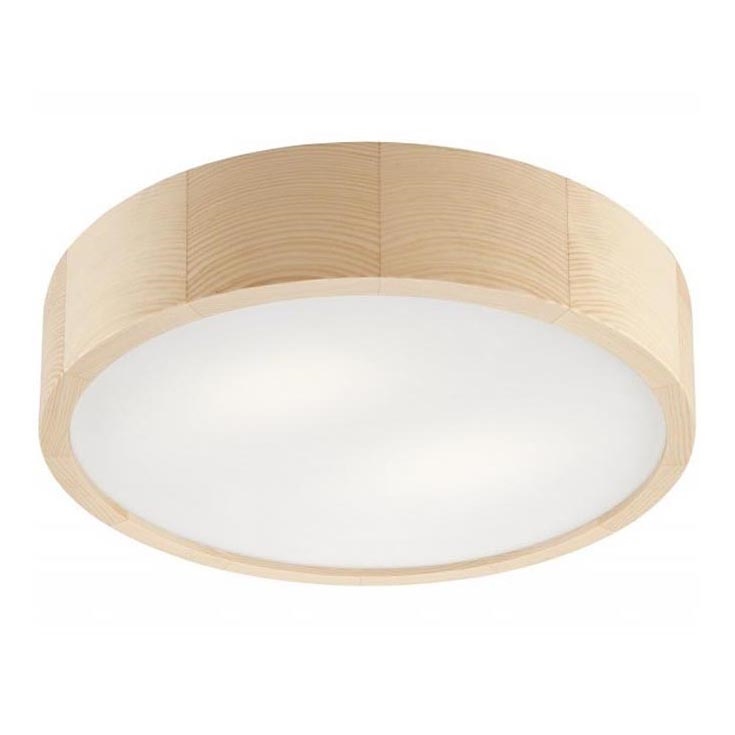 Deckenleuchte NATURAL 2xE27/60W/230V ø 37 cm Kiefer