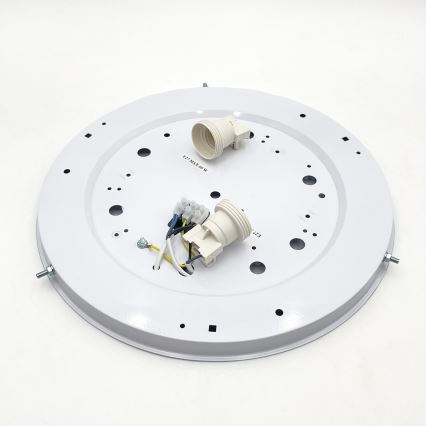 Deckenleuchte NATURAL 3xE27/15W/230V Ø 37,5 cm Kiefer/Weiß