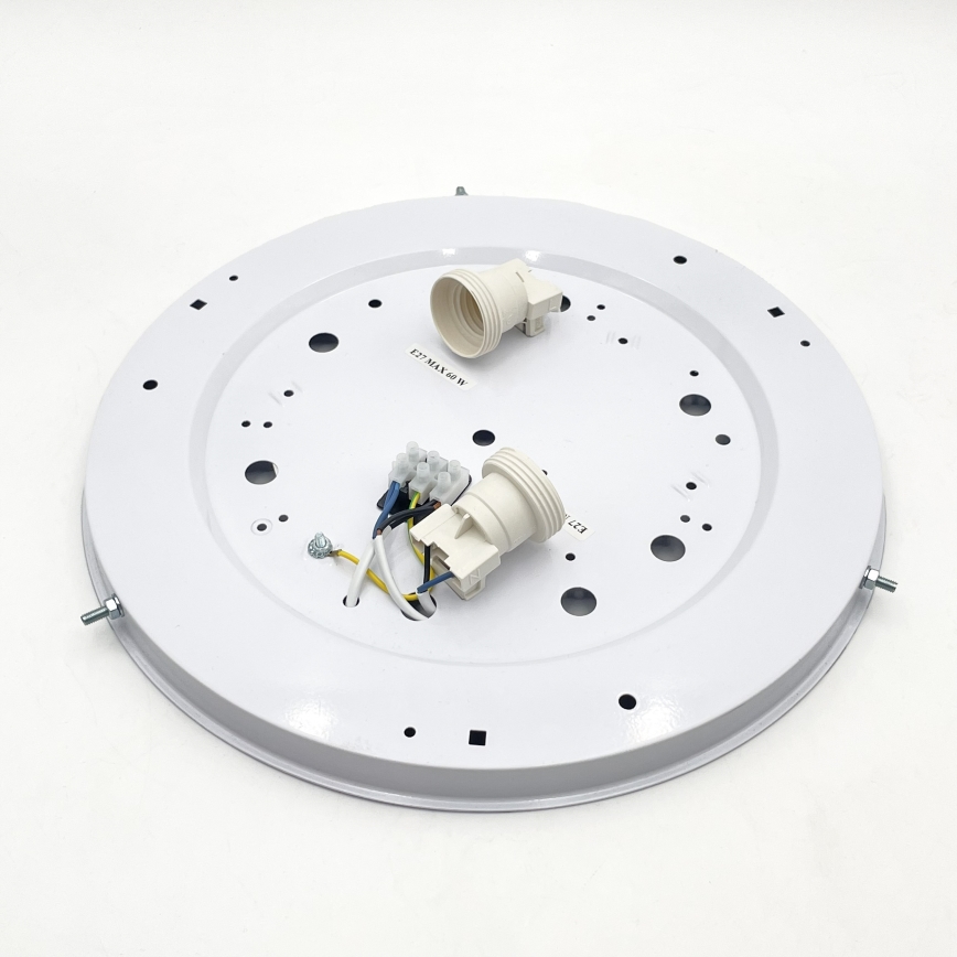 Deckenleuchte NATURAL 3xE27/15W/230V Ø 37,5 cm Kiefer/Weiß