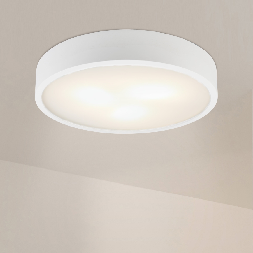 Deckenleuchte NATURAL 5xE27/15W/230V Ø 47,5 cm Kiefer/Weiß