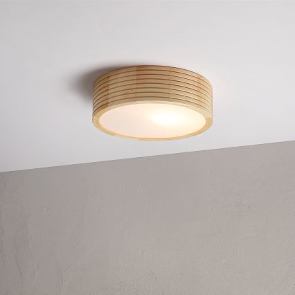 Deckenleuchte NATURAL MODERN 1xE27/15W/230V Ø 27,5 cm Kiefer