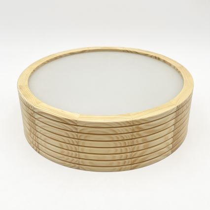 Deckenleuchte NATURAL MODERN 1xE27/15W/230V Ø 27,5 cm Kiefer