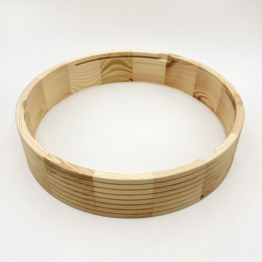 Deckenleuchte NATURAL MODERN, 2x E27/15 W/230 V, Ø 37,5 cm, Kiefer