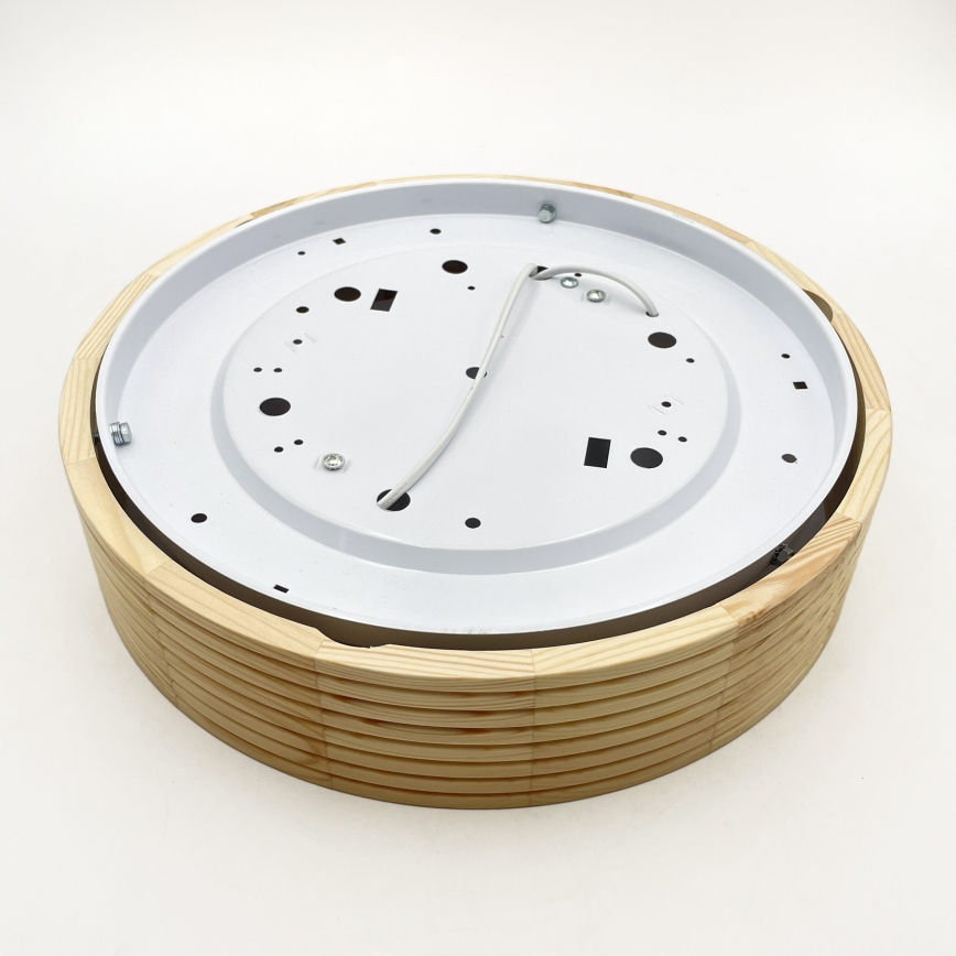 Deckenleuchte NATURAL MODERN, 2x E27/15 W/230 V, Ø 37,5 cm, Kiefer