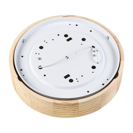 Deckenleuchte NATURAL MODERN, 2x E27/15 W/230 V, Ø 37,5 cm, Kiefer