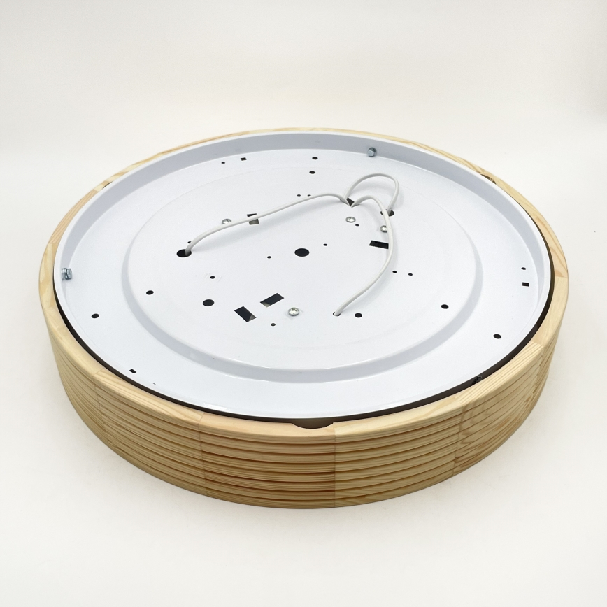 Deckenleuchte NATURAL MODERN 3xE27/15W/230V Ø 47,5 cm Kiefernholz