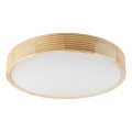 Deckenleuchte NATURAL MODERN 4xE27/15W/230V Ø 58 cm Kiefer