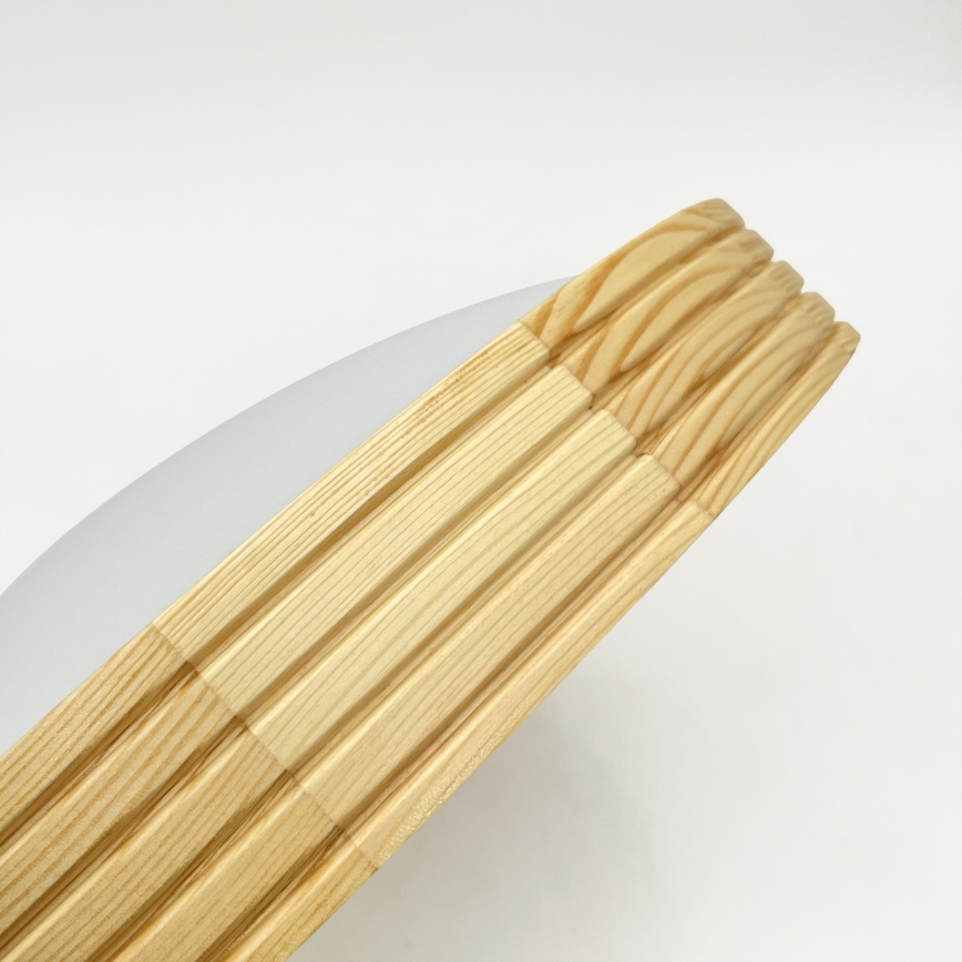 Deckenleuchte NATURAL MODERN SLIM 2xE27/15W/230V Ø 37,5 cm Kiefer