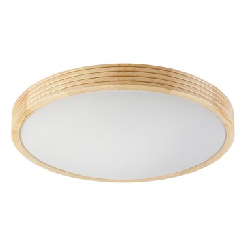 Deckenleuchte NATURAL MODERN SLIM 3xE27/15W/230V Ø 47,5 cm Kiefer