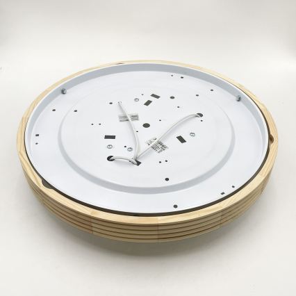 Deckenleuchte NATURAL MODERN SLIM 3xE27/15W/230V Ø 47,5 cm Kiefer