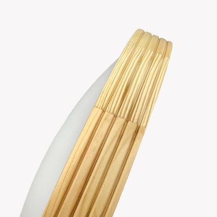 Deckenleuchte NATURAL MODERN SLIM 3xE27/15W/230V Ø 47,5 cm Kiefer