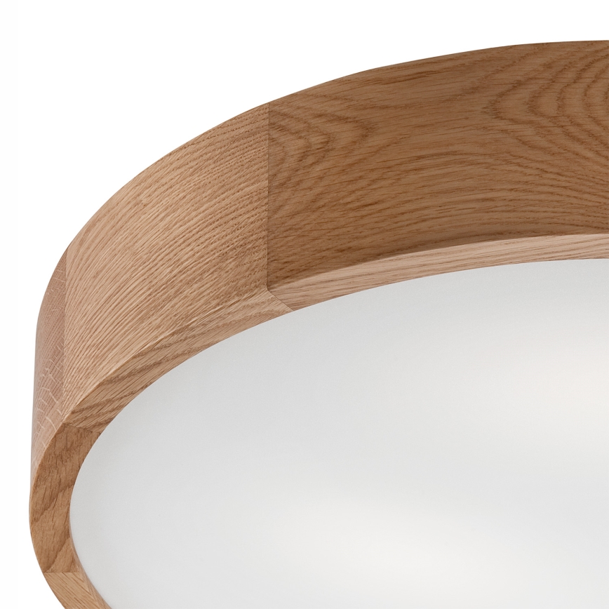 Deckenleuchte OAK 3xE27/60W/230V Eiche Ø 47,5 cm