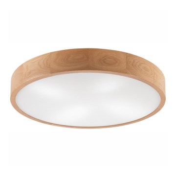 Deckenleuchte OAK 4xE27/60W/230V ø 57 cm Eiche