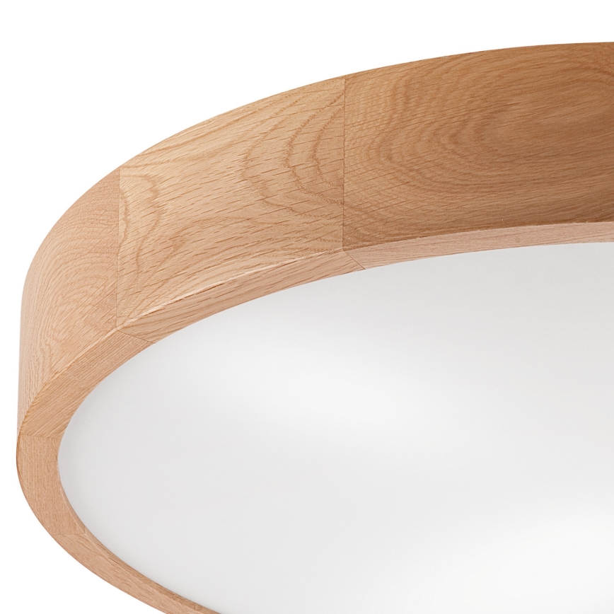 Deckenleuchte OAK 4xE27/60W/230V ø 57 cm Eiche