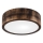 Deckenleuchte OAK SMOKY 1xE27/15W/230V ø 27,5 cm Eiche/dunkelbraun
