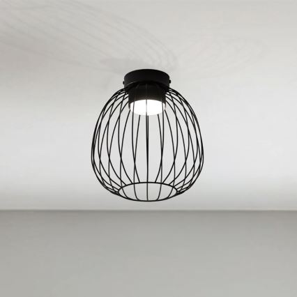 Deckenleuchte OVELLA 1xGX53/10W/230V, Ø 25 cm, schwarz