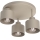 Deckenleuchte PARKLA 3xE27/15W/230V beige