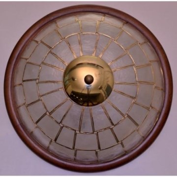 Deckenleuchte Perlmutt 1xE27/60W braun