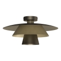 Deckenleuchte PLATO 1xE27/15W/230V Ø 32 cm bronzefarben