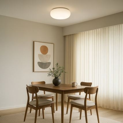 Deckenleuchte PULSO 3xE27/15W/230V Ø 42 cm weiß