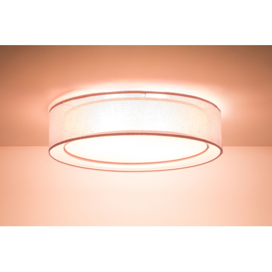 Deckenleuchte PURO 2xE27/40W/230V Ø 50 cm rosa