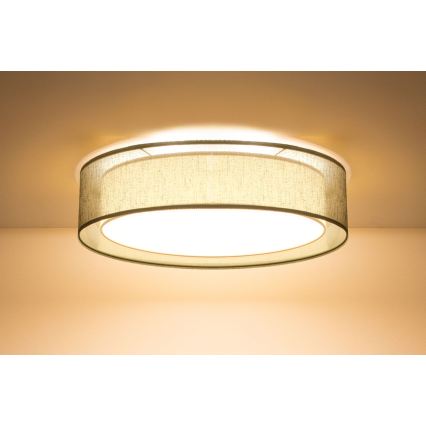 Deckenleuchte PURO, 2xE27/40W/230V, Ø 60 cm, grün