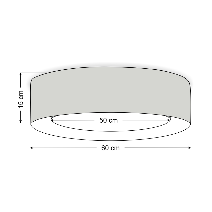 Deckenleuchte PURO 2xE27/40W/230V Ø 60 cm rosa