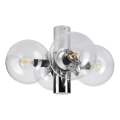 Deckenleuchte SFERIO 4xE14/5W/230V glänzender Chrom/klares Glas