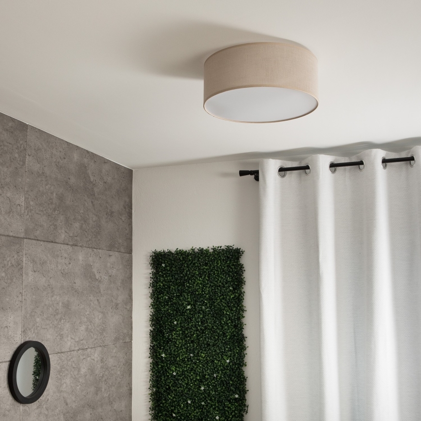 Deckenleuchte SIRJA 1xE27/60W/230V d 35 cm beige