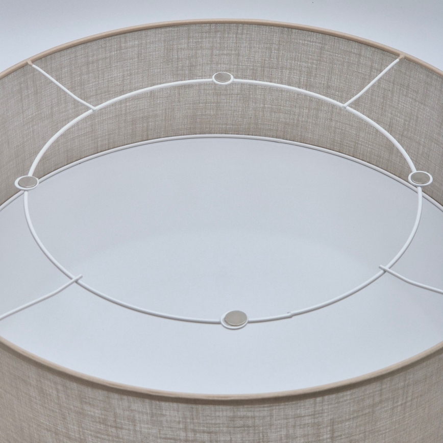 Deckenleuchte SIRJA 2xE27/15W/230V Ø 45 cm Beige