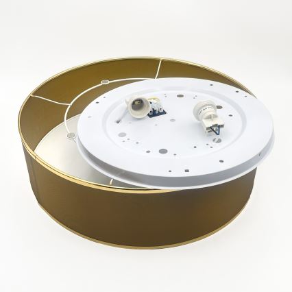 Deckenleuchte SIRJA 2xE27/15W/230V Ø 45 cm braun/gold