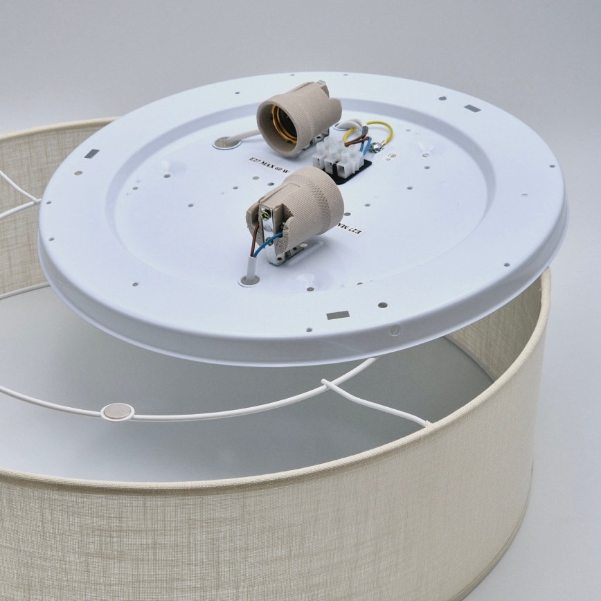 Deckenleuchte SIRJA 2xE27/15W/230V Ø 45 cm cremefarben