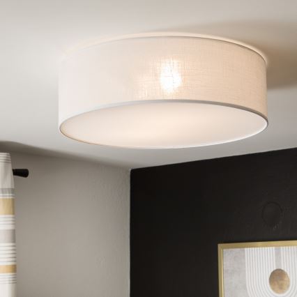 Deckenleuchte SIRJA 2xE27/15W/230V Ø 45 cm weiß